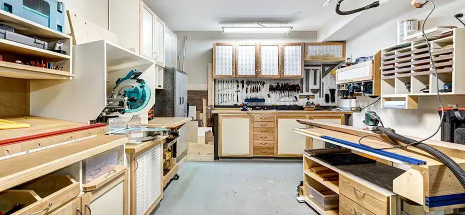 Workshop interior